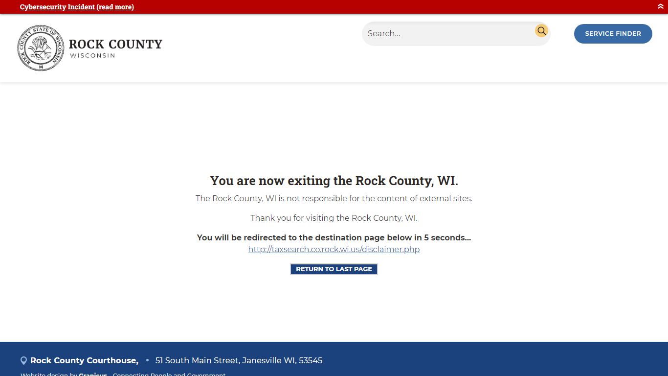 Tax Database Search | Rock County, WI